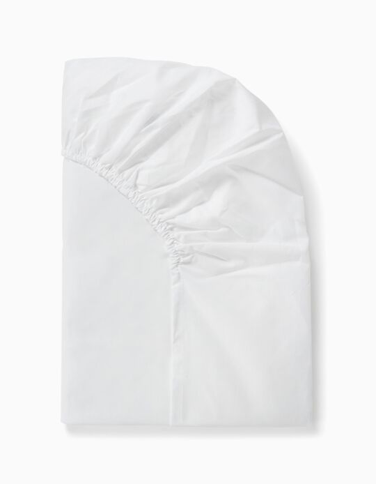 Buy Online Adjustable Sheet 120x60cm Interbaby, White