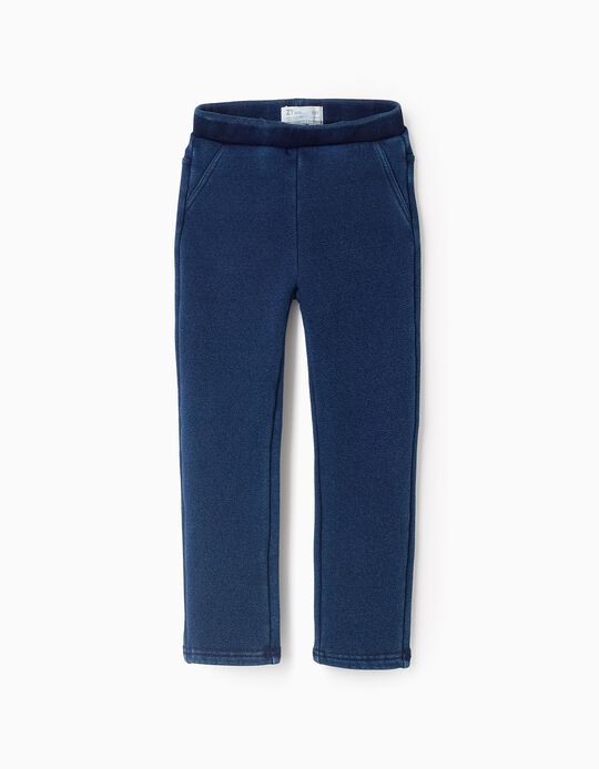 Comprar Online Jeggings Efeito Térmico para Menina, Azul Escuro