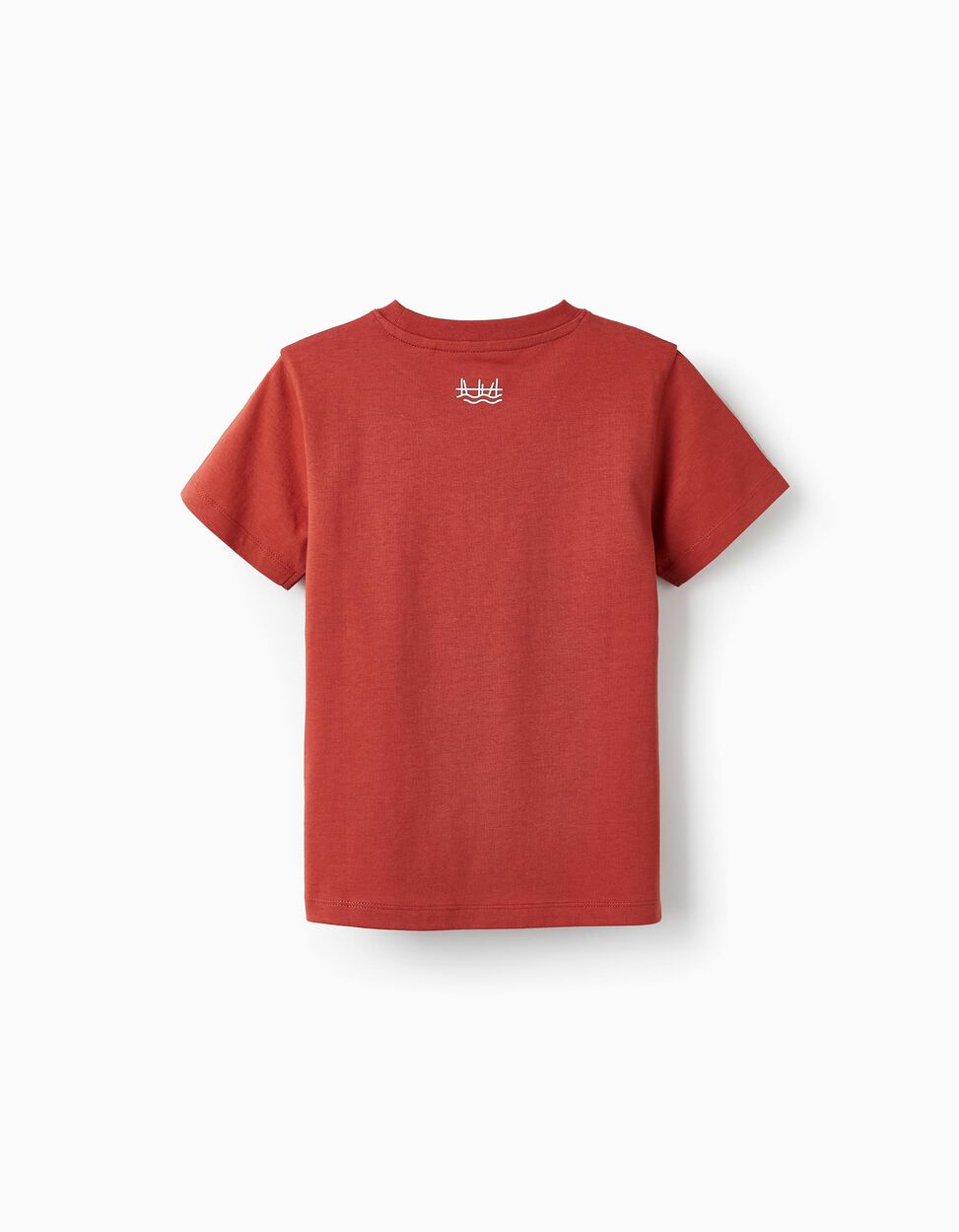 Comprar Online Camiseta de Algodón para Niño 'Comporta', Rojo Ladrillo