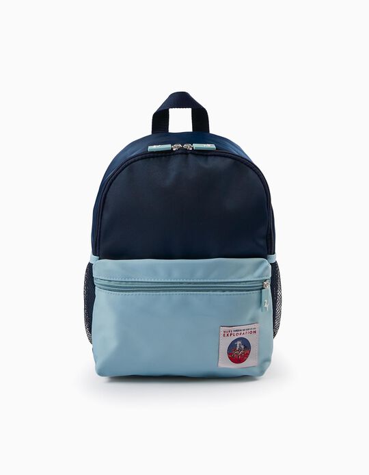 Backpack for Boys 'Mars', Light Blue/Dark Blue