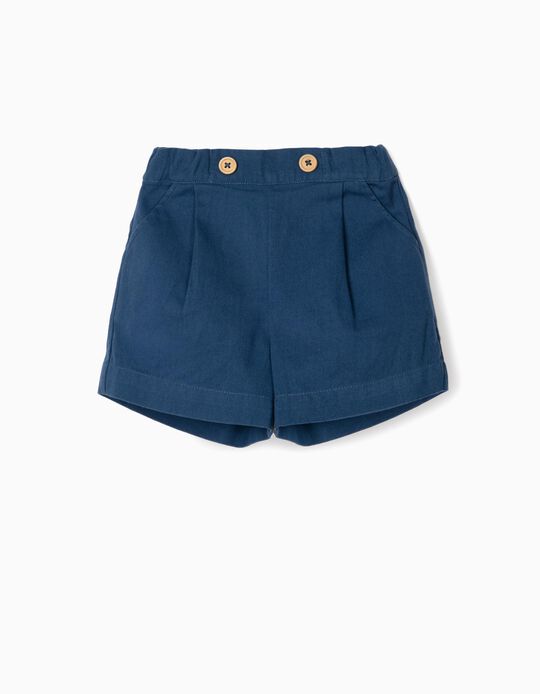 Shorts for Baby Girls, 'B&S', Blue