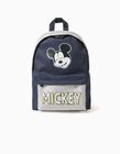 Backpack for Boys 'Mickey', Grey/Dark Blue
