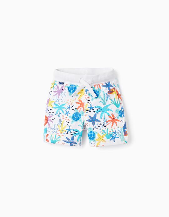 Cotton Shorts for Baby Boy 'Ocean', Multicolour