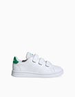 Sapatilhas para Criança 'Adidas Advantage', Branco/Verde