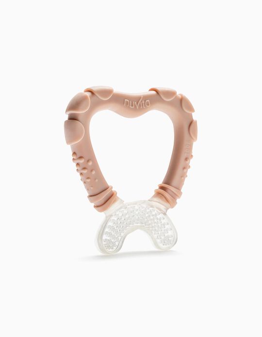 Acheter en ligne Anneau de Dentition en Silicone English Rose Nuvita 4M+