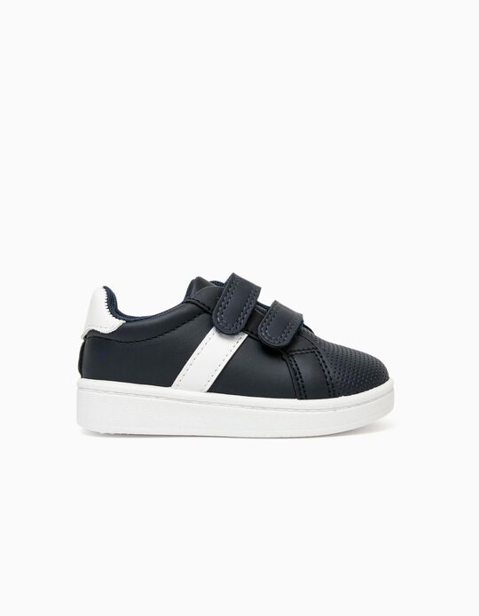 Trainers for Baby Boys, Dark Blue/White