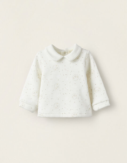 Comprar Online Camisola com Efeito Térmico para Recém-Nascida 'Luas', Branco