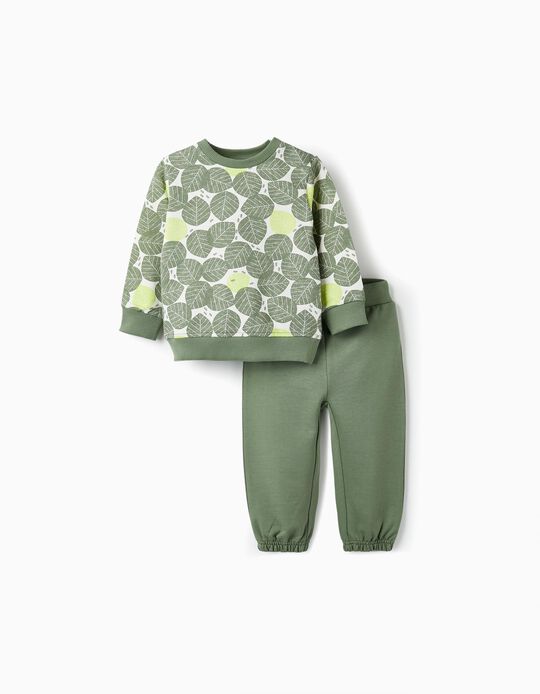 Sudadera + Pantalones de Chándal para Bebé Niño, Verde