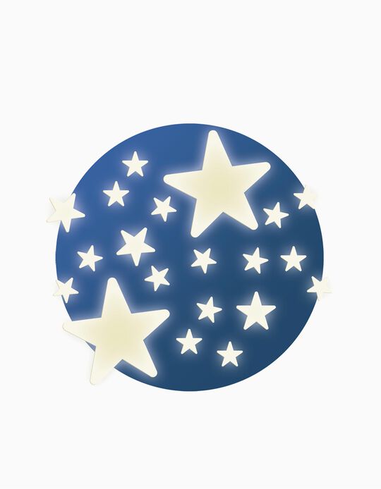 Comprar Online 65 Adhesivos Estrellas Brilla en la Oscuridad Djeco
