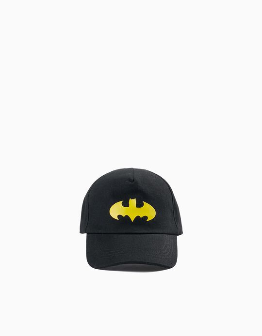 Cotton Cap for Boys 'Batman', Black