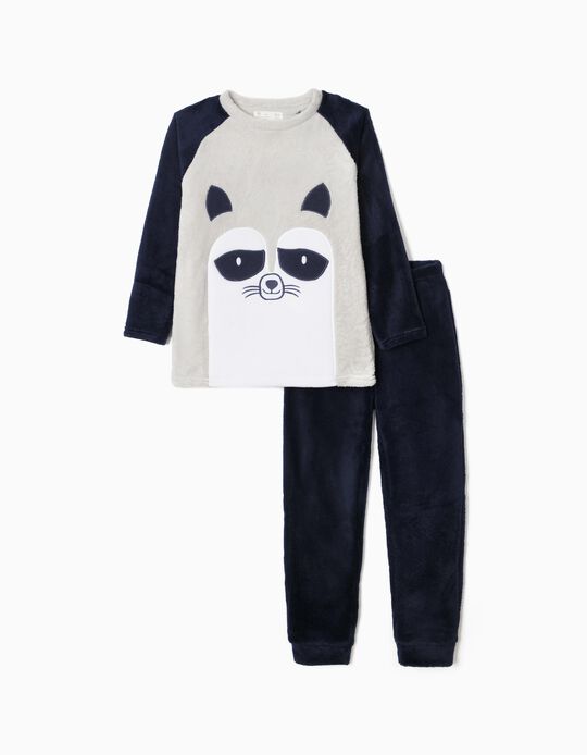 Pyjamas for Boys 'Raccoon', Dark Blue/Grey