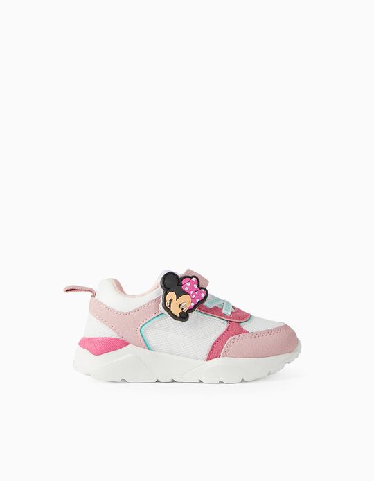 Zapatillas para Bebé Niña 'Minnie', Rosa/Blanco