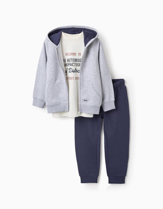 Comprar Online Chaqueta + Camiseta + Pantalón Perchado para Niño 'Detroit', Multicolor