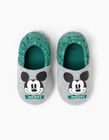 Slippers for Boys 'Mickey', Grey/Green