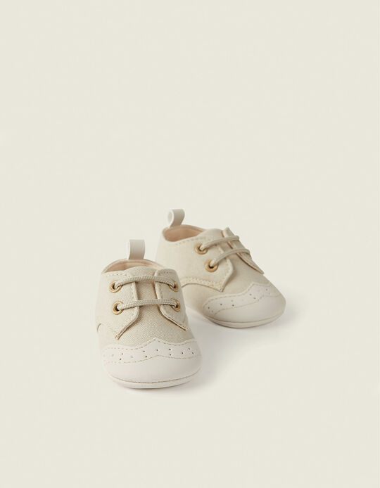 Shoes for Newborn Baby Boys, Beige