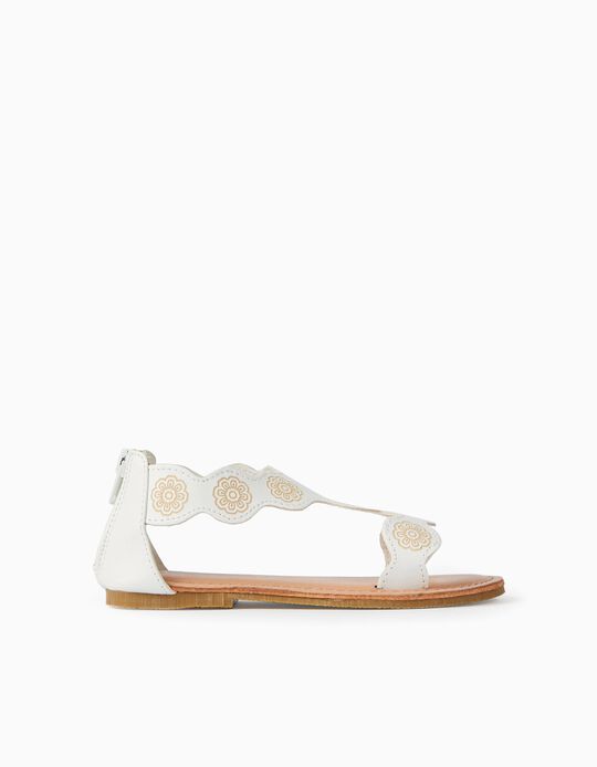 Sandals for Girls, White