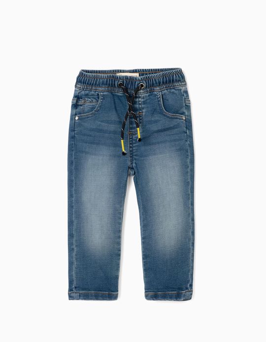 Denim Trousers for Baby Boys, Blue