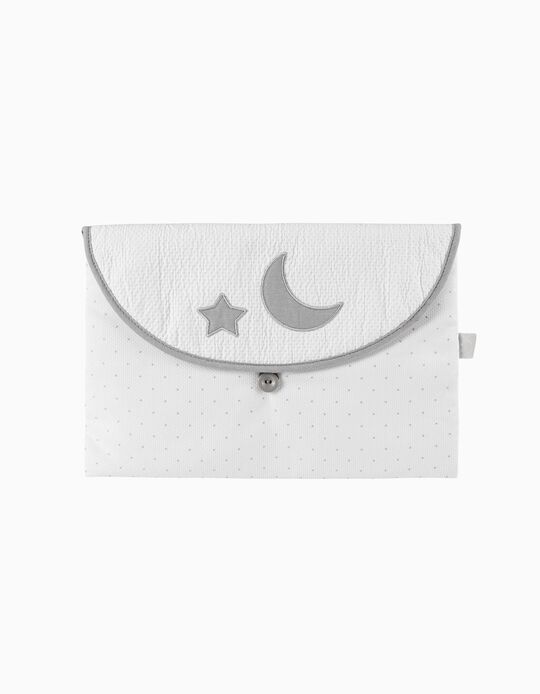 Pouch for Baby's 1st Clothes, Silver Moon, by Rebelde