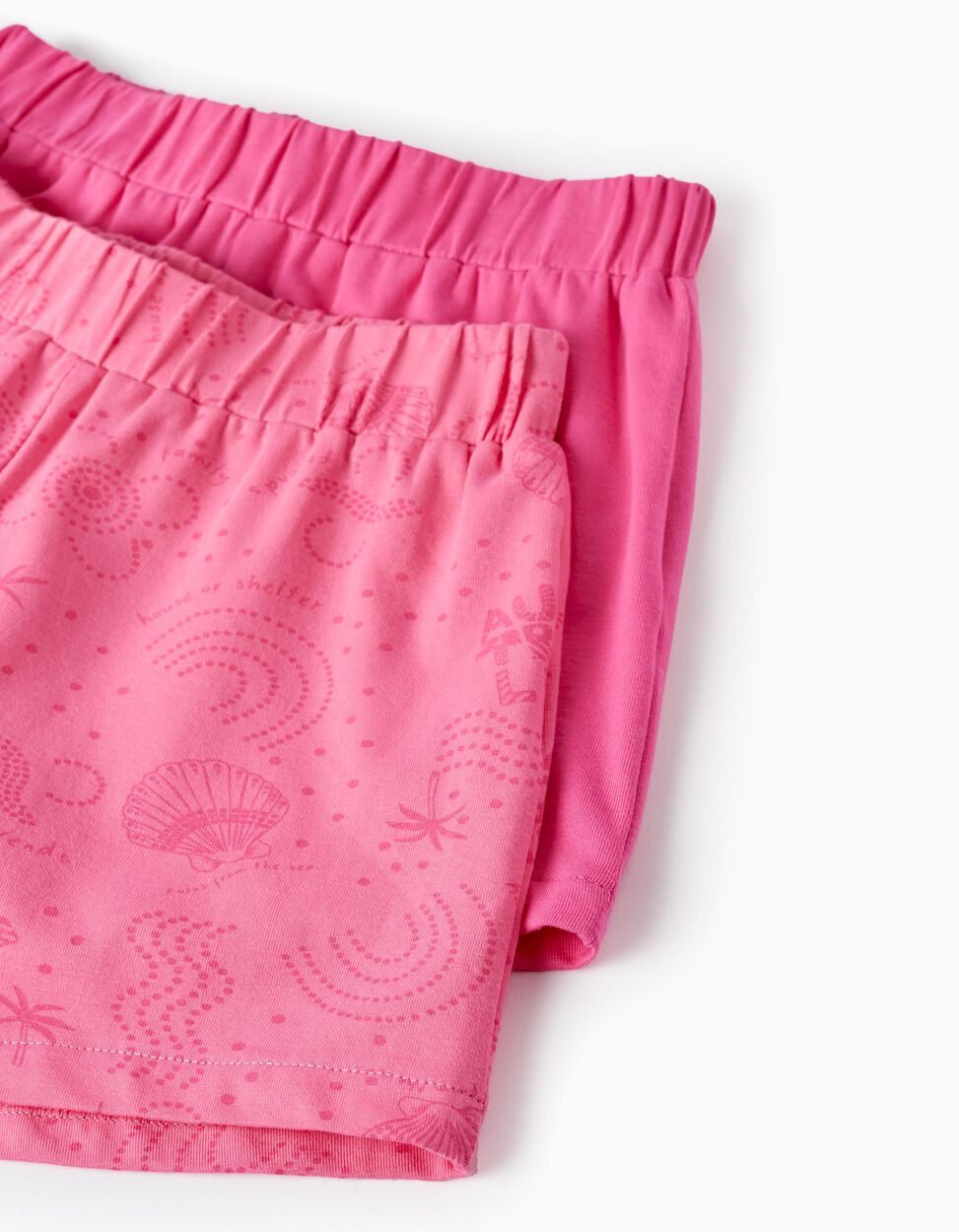 Buy Online 2 Cotton Shorts for Girls 'Australia', Pink