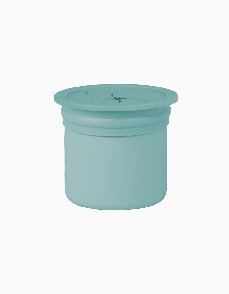 Snack Cup with Straw Green/Grey Minikoioi 6M+