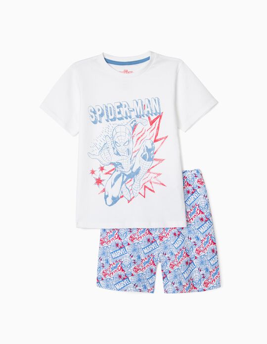 Pyjama Garçon 'Spider-Man', Bleu/Blanc
