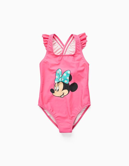 Swimsuit UPF 80 for Girls 'Minnie', Pink