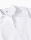 Buy Online Short Sleeve Cotton Shirt for Boys 'B&S', White