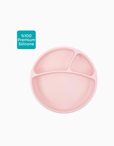 Prato Silicone Minikoioi Pink 6M+