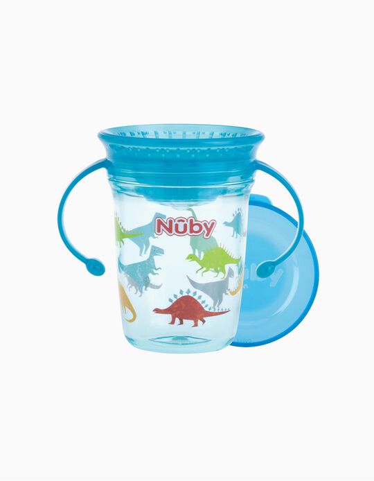 Buy Online 360 Cup with Tritan Handles, 240ml 6M+ by Nuby