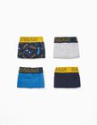 4-Pack Boxer Shorts for Boys 'Batman', Multicoloured