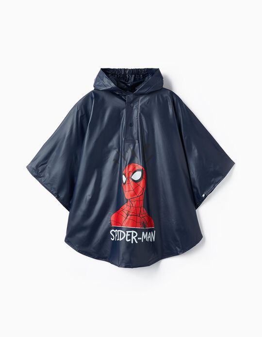 Rain Poncho for Boys 'Spider-Man', Blue