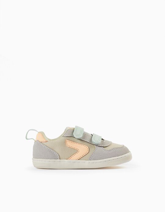 Buy Online Trainers for Baby Girls 'ZY Move', Grey/Mint/Peach