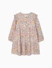 Floral Dress for Baby Girls, Multicoloured