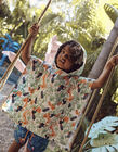 Poncho de Banho com Capuz para Bebé Menino 'Tucano', Multicolor