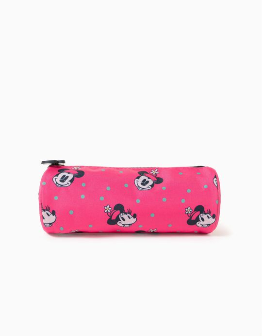 Pencil Case for Girls 'Pink Hat Minnie', Pink
