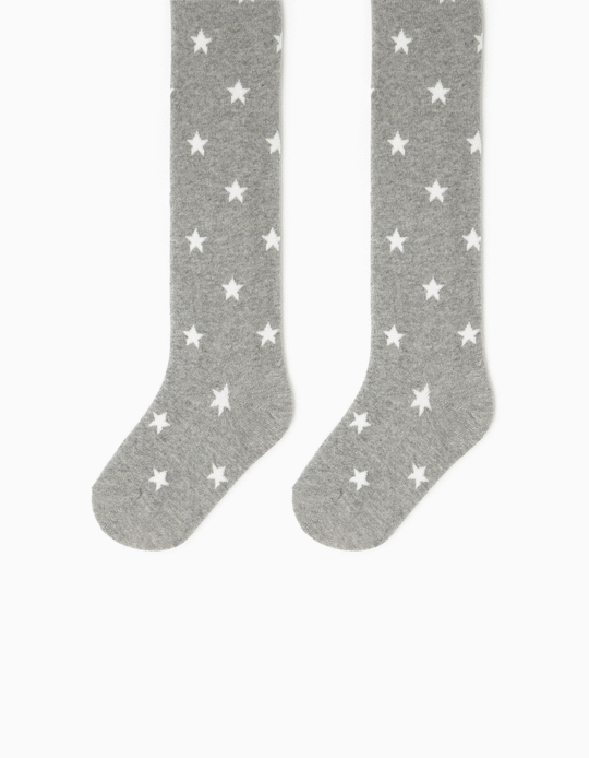 Knitted Tights 'Glow in The Dark', Grey