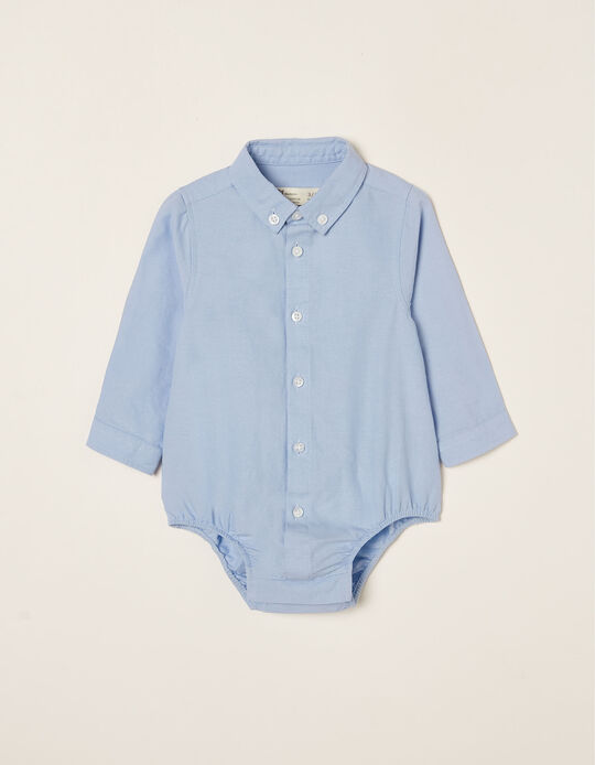 Body Camisa para Recién Nacido, Azul