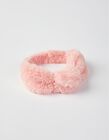 Fluffy headband for Babies and Girls, Pink