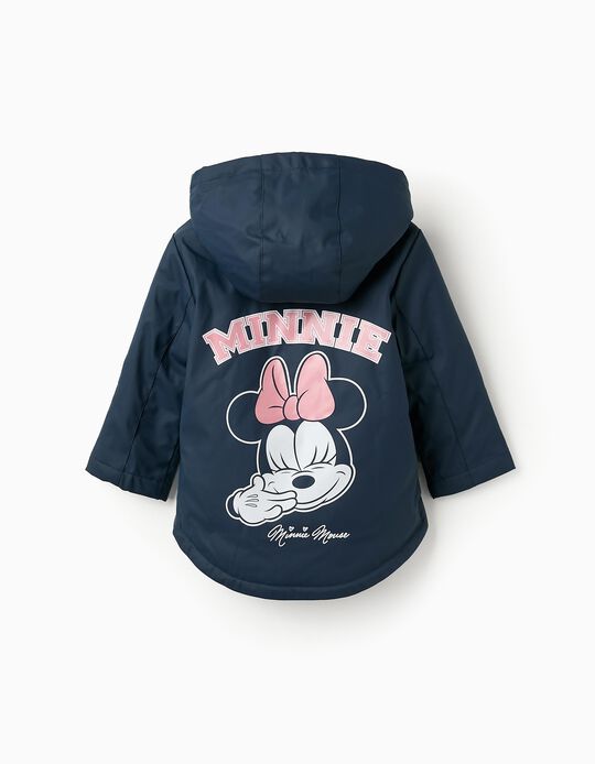 Comprar Online Parka de Borracha para Bebé Menina 'Minnie', Azul Escuro/Rosa