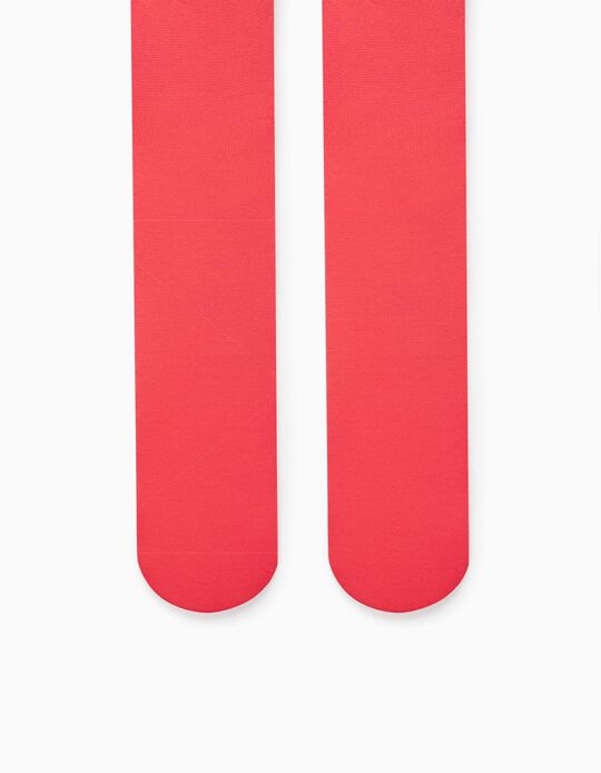 Plain Tights for Baby Girls, Red