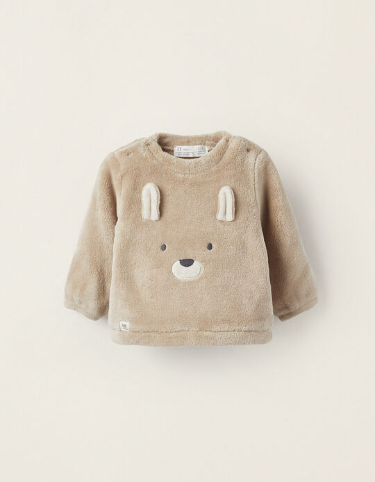 Sweatshirt for Newborns 'Bunny', Beige