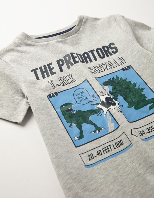 Camiseta para Niño 'The Predators', Gris