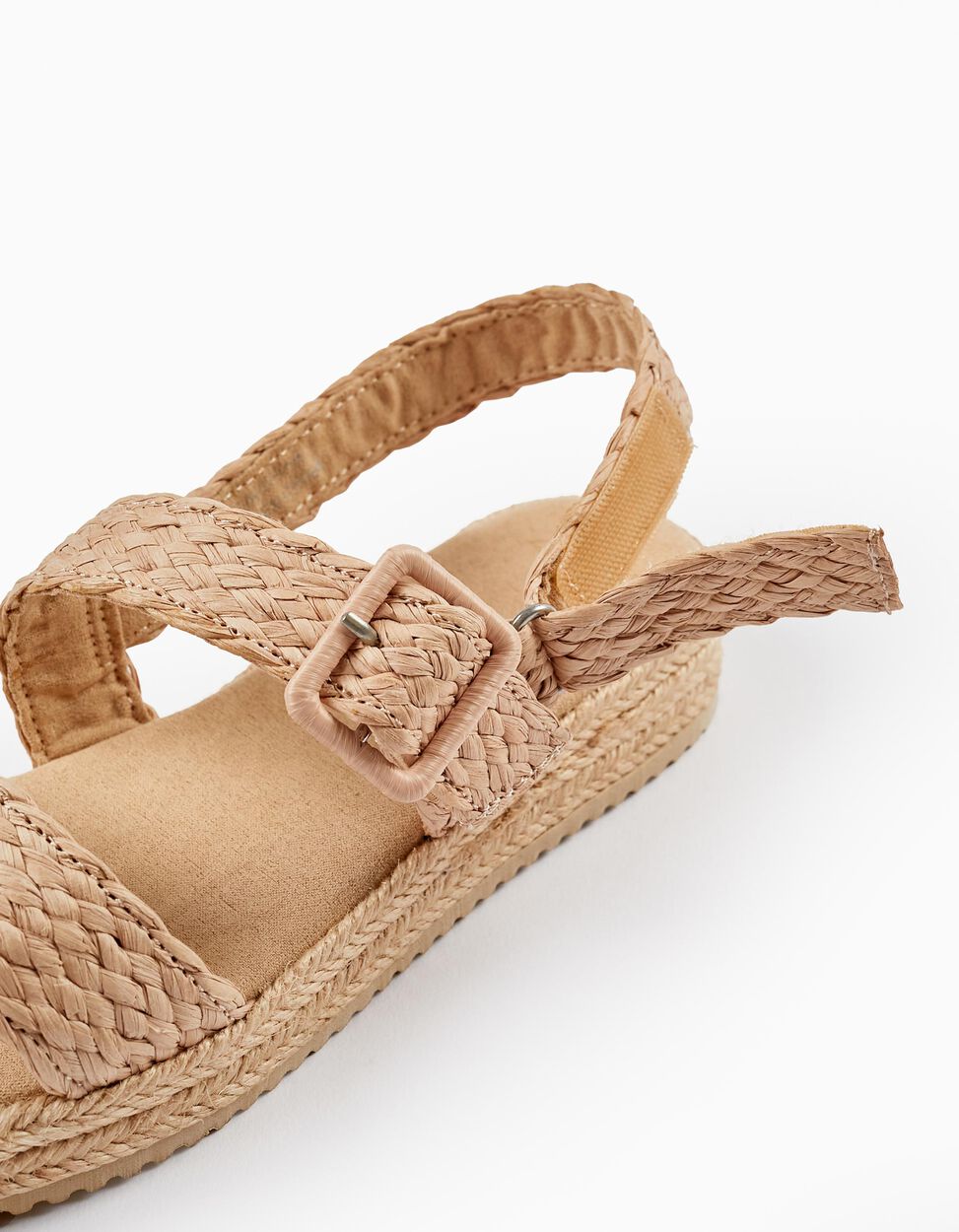 Buy Online Jute Sandals for Girls, Beige