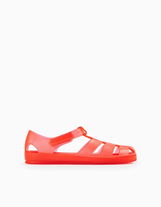 Rubber Sandals for Children 'ZY Jellyfish', Red