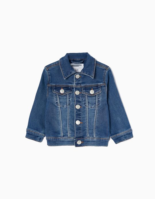 Cotton Denim Jackets for Baby Boys, Blue