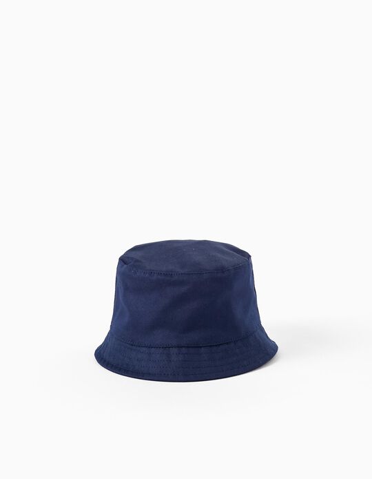 Sombrero de Sarga para Bebé y Niño, Azul Oscuro