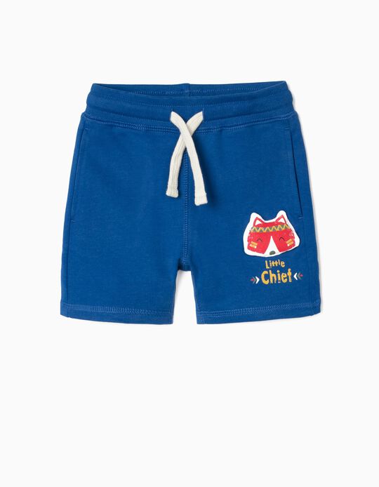 Training Shorts for Baby Boys 'Little Chief', Blue