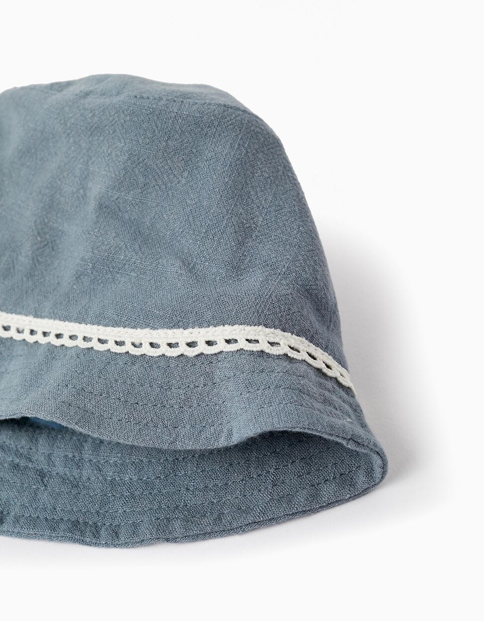 Comprar Online Chapéu com Rendas para Bebé e Menina 'B&S', Azul