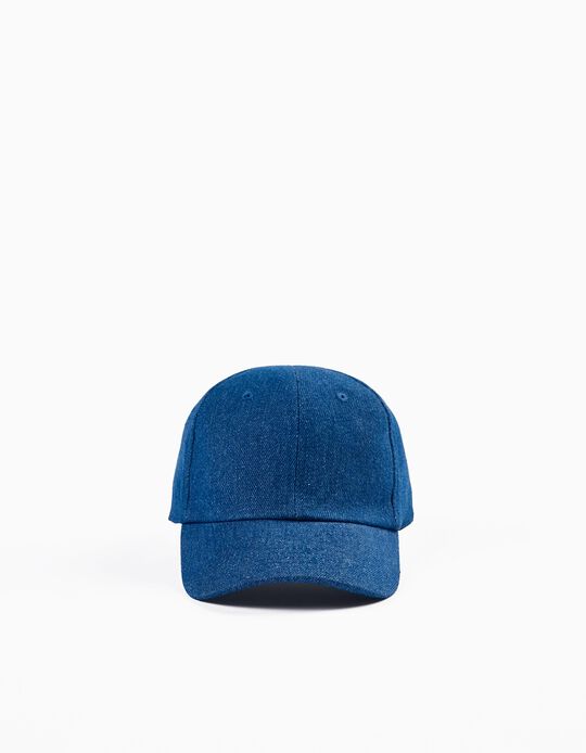 Cotton Cap for Boys, Dark Blue
