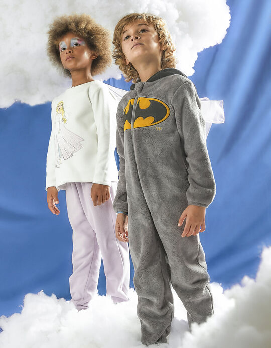 Comprar Online Pijama-Macacão com Capuz-Máscara com Orelhas para Menino 'Batman', Cinza